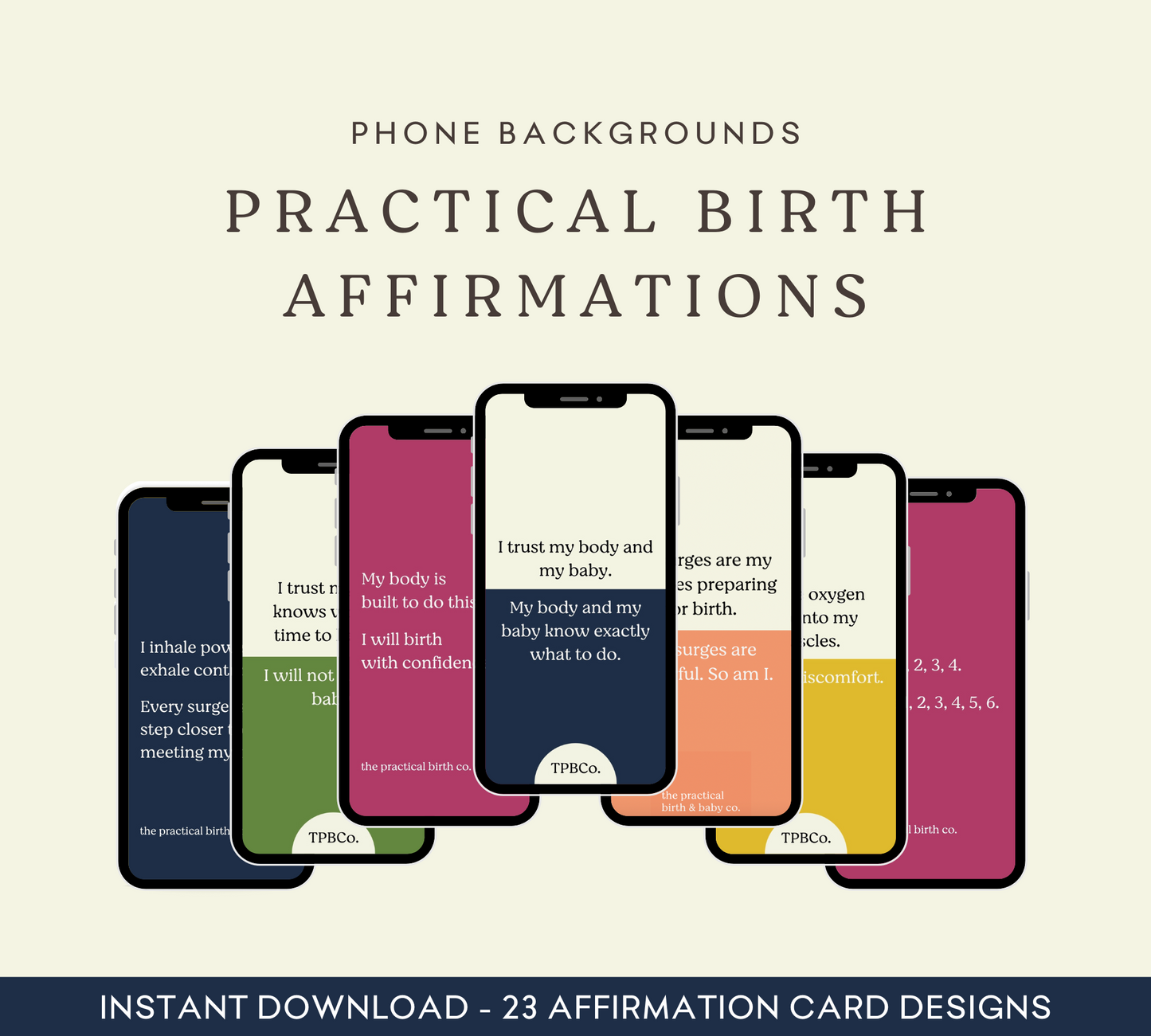 Birth Affirmation Screen Savers and Phone Backgrounds
